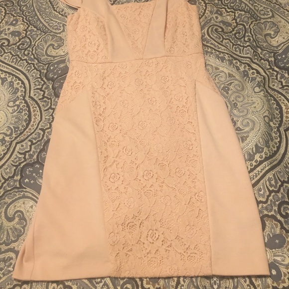 The Limited fitted cap sleeve blush dress - Picture 2 of 3